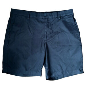 Amazon Essentials Men's Flat Front Black Shorts